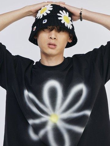 Daisy Bucket Hat_Black