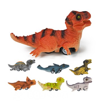 盒裝小恐龍回力車/迴力車(共6種造型顏色隨機)(6入裝)【888便利購】