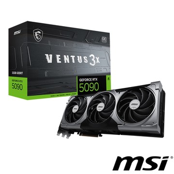 MSI 微星 GeForce RTX 5090 32G VENTUS 3X OC 顯示卡