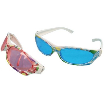 兒童眼鏡 派對眼鏡 花形裝飾眼鏡/一盒24支入(定15) 表演眼鏡 太陽眼鏡童玩-YF12707【領券滿額再折千11/30止】