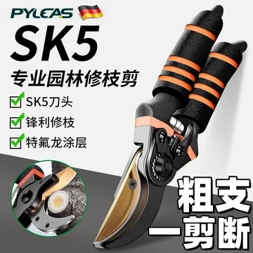 🔥臺灣熱賣🔥【清倉撿漏】德國進口SK5強力園藝剪不銹鋼省力修剪樹枝專用剪子