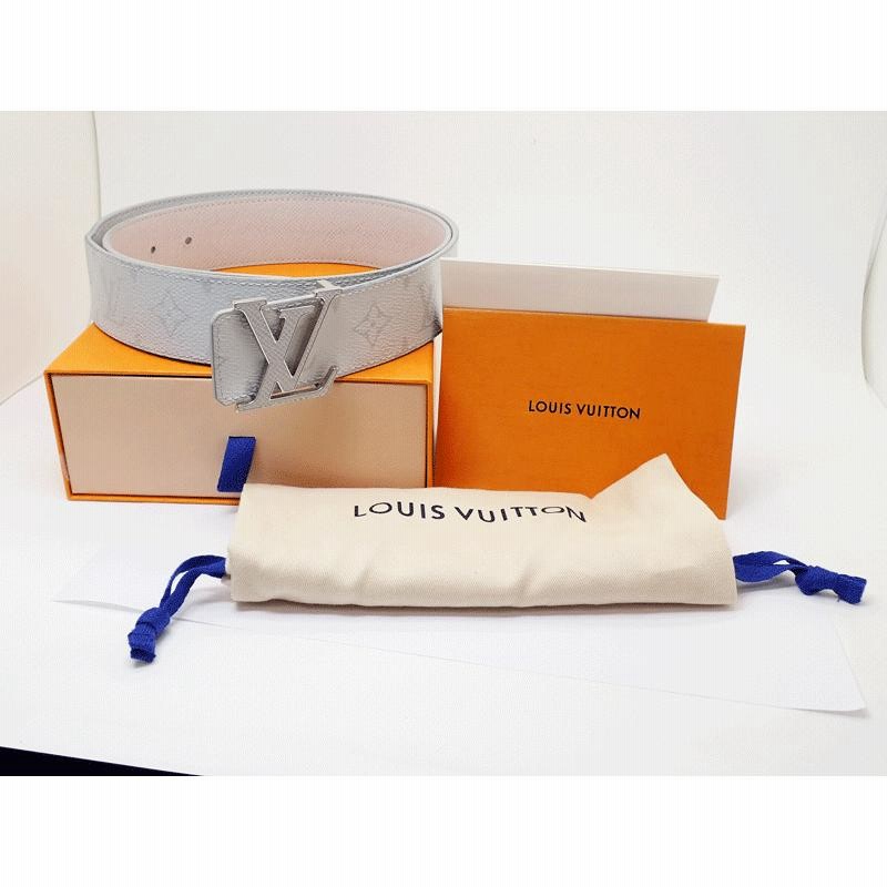 LOUIS VUITTON サンチュール・LV イニシャル 40MM リバーシブル／ベルト M0158 95/38 ブロン 中古 送料無料！！ |  LINEショッピング