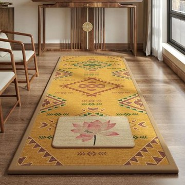 匠俱-四季亞麻禮拜墊70x200cm 順滑加厚 家用環保地墊 滑跪拜墊 禮拜墊 專用墊 防滑墊