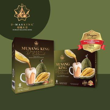 【榴槤大哥 D.MasKing】貓山王榴槤拉茶 (一盒12入) x4