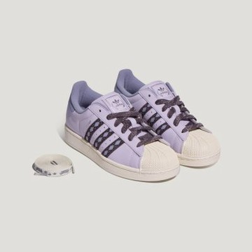 adidas 愛迪達 休閒鞋 Superstar II W 女鞋 紫 LB4391