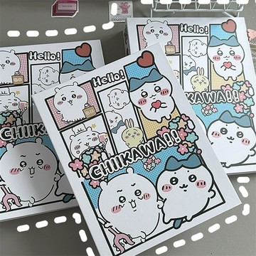 【✨臺灣齣貨✨】新款 吉伊卡哇A5卡冊 卡通可愛 高顔值ins風防水硬殻追星卡片收納冊動漫週邊卡通可愛卡片收藏冊生日禮物