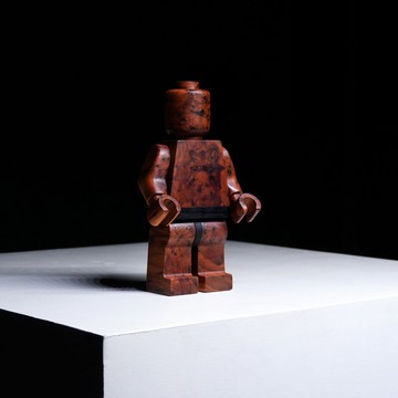 【木質積木人】 X5 臺灣肖楠 - 紅格 炮花紋 - 經典款