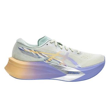 Asics 亞瑟士 慢跑鞋 女鞋 碳纖跑鞋 曙光系列 MAGIC SPEED 4 CP 米紫橘 1012B949-200