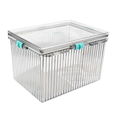 Kamera 佳美能 防潮箱 L型 透明收納箱 防潮收納 堆疊收納 居家收納  1個