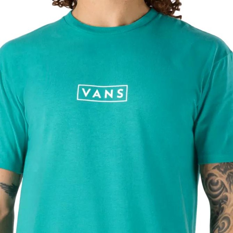 VANS CLASSIC EASY BOX TEE Tシャツ ターコイズ バンズ クラシック 