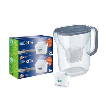 BRITA 【官方直營】Style Essential 新升級純淨濾水壺13芯超值組