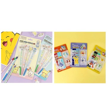 （現貨）韓國寶可夢｜木頭鉛筆橡皮擦組/木頭筆文具組4入 8入/兒童文具/皮卡丘/ pokemon