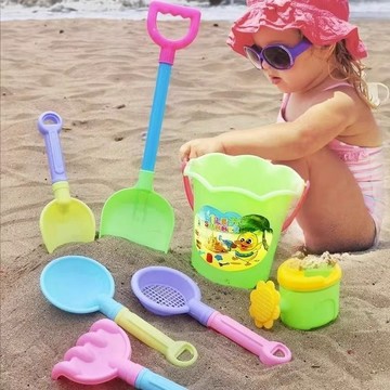 ✨壹灣出貨✨兒童沙灘玩具車套裝沙漏寶寶挖沙鏟子和桶玩沙子海邊戲水耐摔工具
