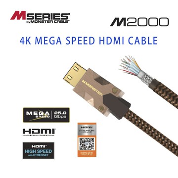 【澄名影音展場】美國 MONSTER CABLE M2000 series 4K 超高速 HDMI 線材