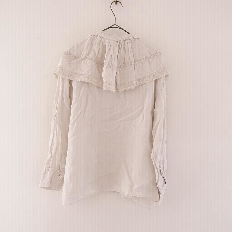 nest Robe ☆ つけ襟 nest robe ネストローブ /リネンレース付け襟ブラウス