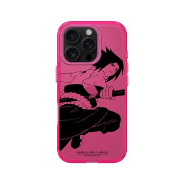 iPhone 16 Pro Clear 粉漾桃 - 火影忍者 Naruto - 素描系列-Sasuke