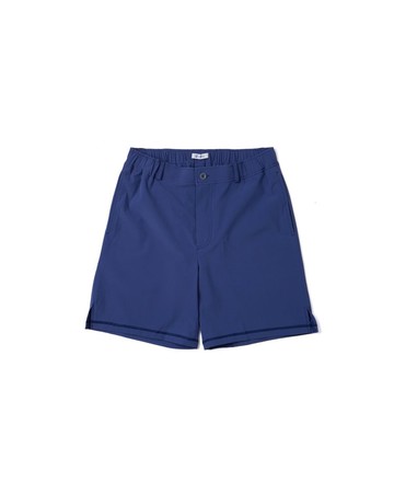 簡約防潑輕機能短褲 (藍)