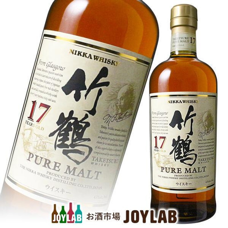 ニッカ 竹鶴 17年 700ml 箱なし ピュアモルト ウイスキー whisky ...