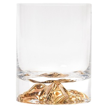 BRAVOMART 創意山峰威士忌玻璃酒杯 金山 250ml  1個  80 x 100 x 80mm