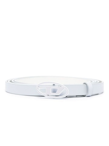 Diesel - B-1dr 15 Double leather belt - women - Calf Leather - 95 - Blue
