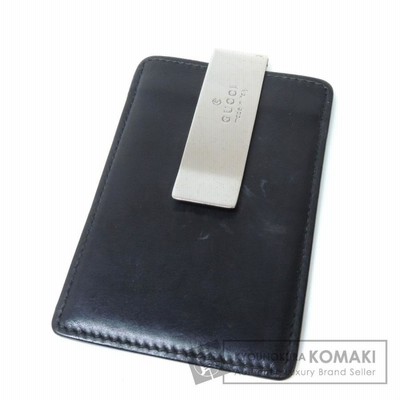 GUCCI グッチ マネークリップ カードケース レザー メンズ 中古