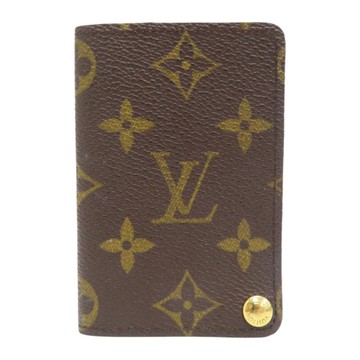 【二手名牌BRAND OFF】LOUIS VUITTON LV 路易威登 棕色 原花帆布 M60937 名片夾