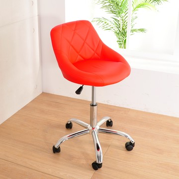 LOGIS 愛麗絲升降工作椅 美髮椅 電腦椅 LOG-173RC#18全紅