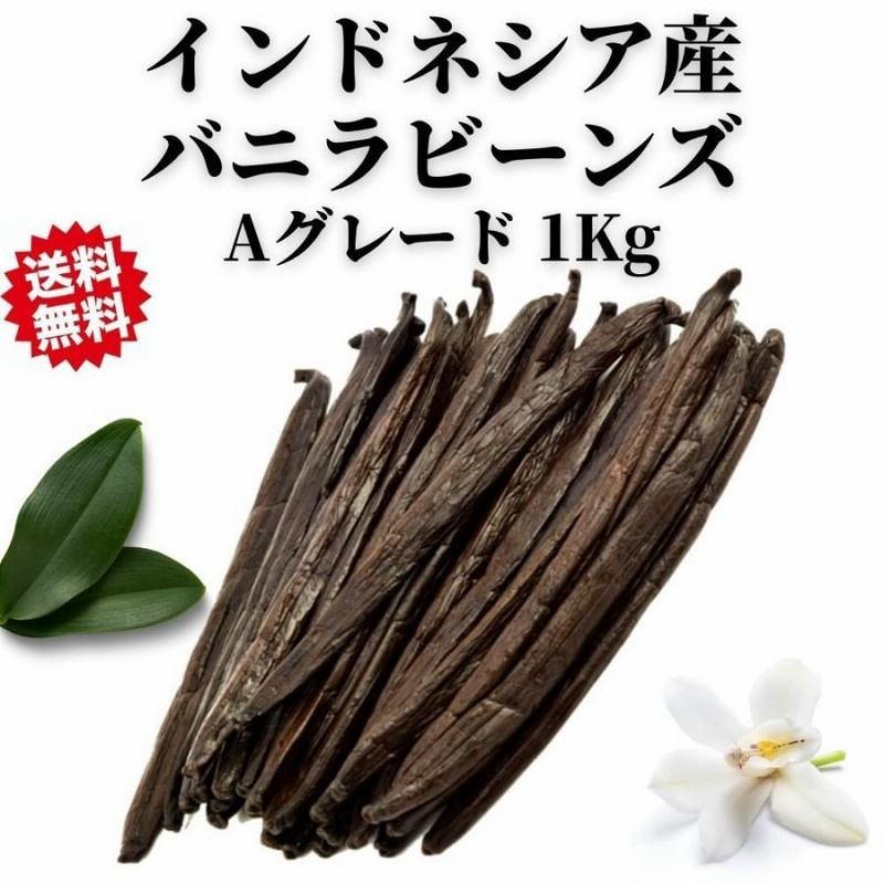 バニラビーンズ 1kg ブルボンバニラ インドネシア産 Aグレード 無農薬 vanilla バニラ ビーンズ 香辛料 調味料 最高級 お菓子 業務用  | LINEブランドカタログ