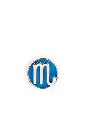 Maria Black - Scorpio POP Coin charm - unisex - Sterling Silver/Resin - One Size