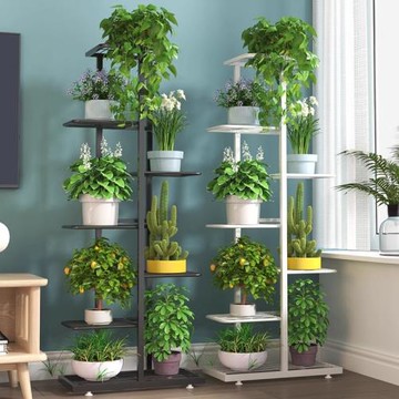 花架子客廳落地式多層鐵藝花架室內綠蘿盆陽臺花盆植物擺放置物架