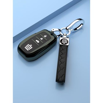 適用于豐田皇冠鑰匙套14代皇冠轎車專用高檔豪華改裝飾鑰匙殼扣男