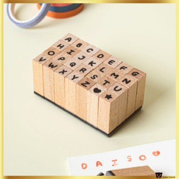 大創韓國手寫字母郵票 28 件套