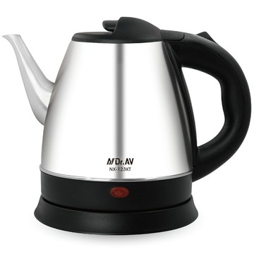 【聖岡科技Dr.AV】NX-123KT長壺嘴 沖泡 1.2L 304不鏽鋼 快煮壺(五星級飯店使用)