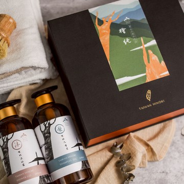 【檜山坊】檜木香氛敬沐禮盒-沐浴禮盒  春節禮盒 過年禮盒 客製化禮盒 生日禮物 貴賓贈禮 長輩禮物 業務送禮