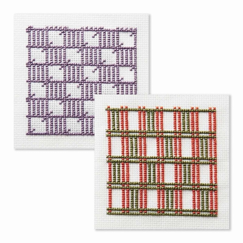 文様並びが楽しい 日本の伝統色でつづるクロスステッチの会 フェリシモ Felissimo 通販 Lineポイント最大10 0 Get Line ショッピング