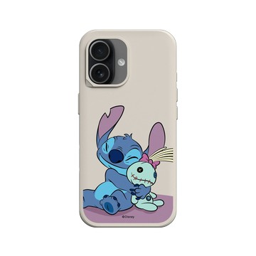 iPhone 17 SolidX 貝殼灰 - 迪士尼-史迪奇 Disney Stitch - 史迪奇 - 史迪奇與Scrump