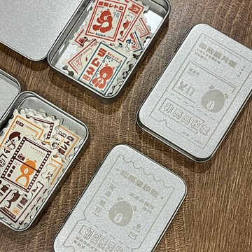 | 昭和商店街 | 鐵盒郵票貼紙-兩款