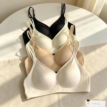 可可裡🌺無痕內衣女百搭無鋼圈美背舒適透氣小胸聚攏側收副乳防下垂文胸罩