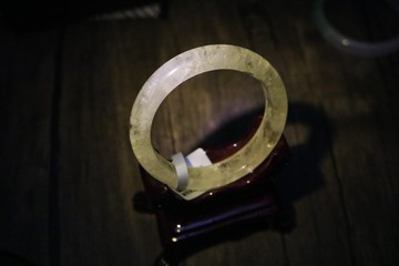 檸檬黃水晶手鐲天然水晶手環禮盒裝