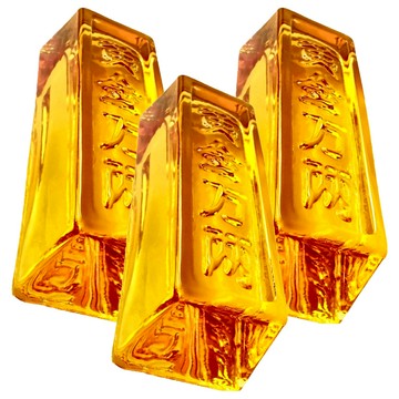 黃金萬兩金條 GD-3001 3條  6.5 x 2.5cm