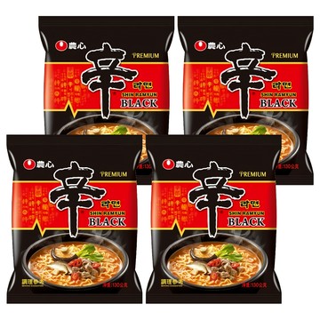 NONGSHIM 農心 頂級辛拉麵 微辣牛骨湯味 130g  4包