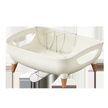 ✨可開發票#新款廚房瀝水籃傢用臺麵碗碟置物架碟盤餐具碗筷瀝水收納盒碗盤架#免運