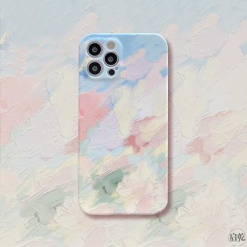 軟殼磨砂油畫硅膠ins蘋果