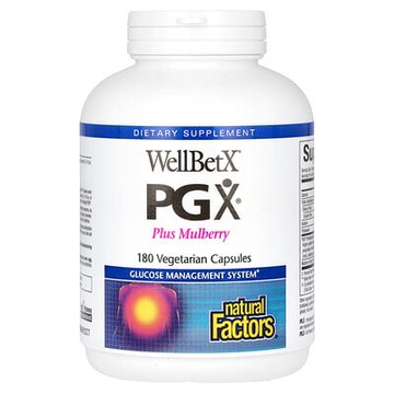 Natural Factors, WellBetX PGX，Plus Mulberry，180 粒素食膠囊