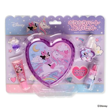 【震撼精品百貨】Micky Mouse_米奇/米妮 ~日本迪士尼DISNEY 米妮兒童心型彩妝組*39975