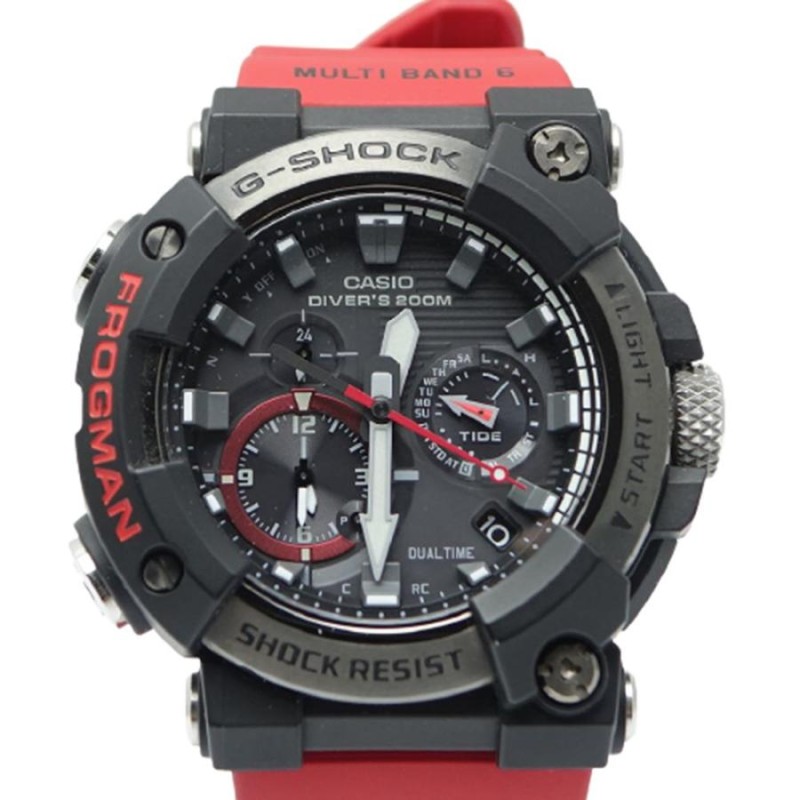 ◇◇ CASIO カシオ G-SHOCK フロッグマン タフソーラー GWF-A1000 レッド 目立った傷や汚れなし | LINEブランドカタログ