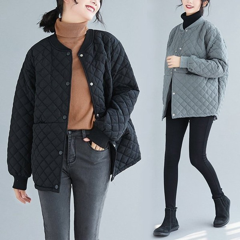 キルティングジャケット レディース キルト アウター 中綿 羽織り 防寒 ブルゾン ゆったり 冬服 大きいサイズ 通販 Lineポイント最大get Lineショッピング
