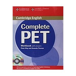 Complete PET Workbook with answers with Audio CD (Package)