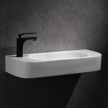 免運可開立發票 掛墻式洗手盆小戶型衛生間臺上盆窄長型陽臺小尺寸洗臉盆清倉工程 /0030