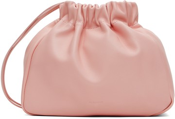 Jil Sander 粉色小号 Scrunch 手拿包